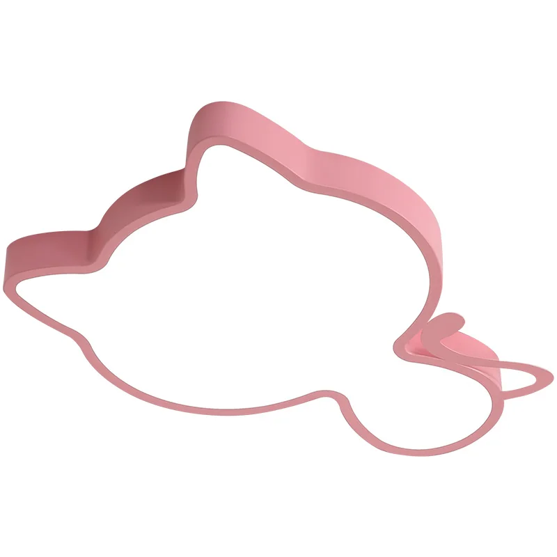 

Простая и современная потолочная лампа, светодиодный потолочный светильник в форме котенка для кабинета, детской комнаты, принцессы, спаль...