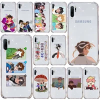 dream smp phone case transparent clear for samsung galaxy a71 a21s s8 s9 s10 plus note 20 ultra