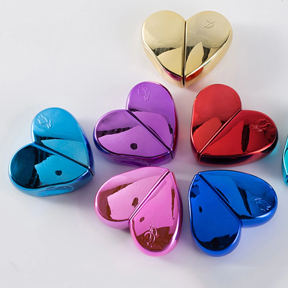 Портативная многоразовая металлическая пустая бутылка для духов Love Heart