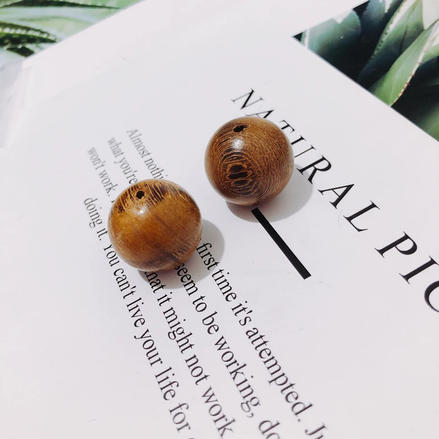 20 мм деревянные бусины diy аксессуары для изготовления ювелирных изделий ручной