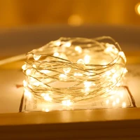 christmas holiday lighting led string cooper wire fairy lights for garland xmas christmas outdoor party new year decoration lamp