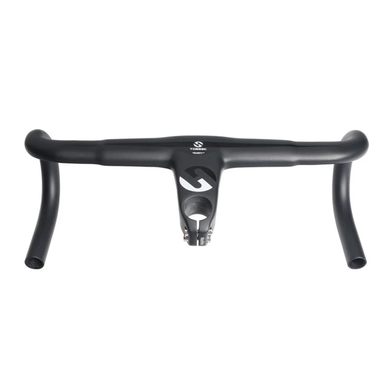 Купить Цельный руль для велосипеда Toseek, цельный руль из углеродного волокна, руль для дорожного велосипеда