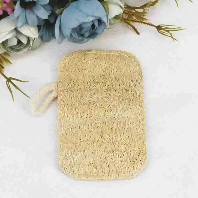 

Natural loofah sponge sponge double-sided thickened is easy oil not stain loofah to scrubber clean cloth white X5C9