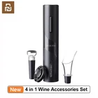 Circle Joy 4 в 1 Электрический винный штопор Set винная пробка, автоматический Открыватель для вина, аксессуары для вина