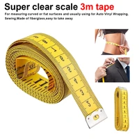 soft ruler tape measure 3m300cm anthropometric ruler high quality durable sewing tailor cm gauge sewing ultra clear scale
