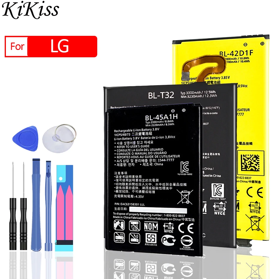 Батарея BL 42D1F 47TH 48TH 49SF 51YF 53YH 54SH/59UH/T32/T39/T41 для мобильного телефона LG G G3 G4 G5 G6 G7 G8 mini Pro