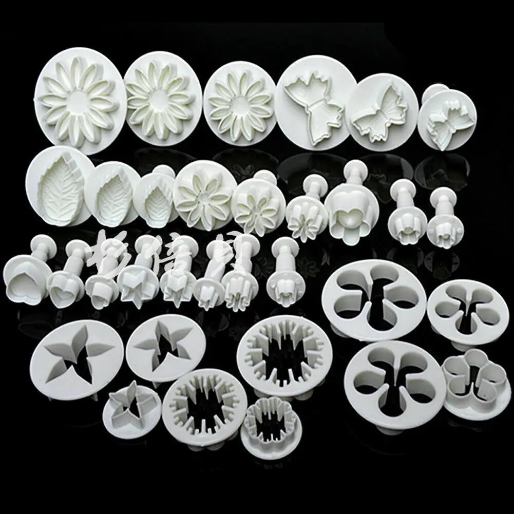 As picture shows 33 шт./компл. Sugarcraft инструмент для украшения торта набор помадки режущие инструменты для тортов печенье формы для выпечки торта - Цвет: As picture shows