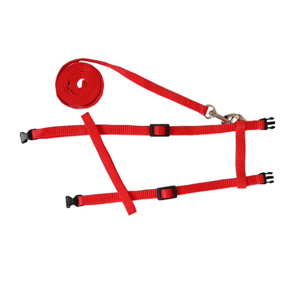 Регулируемый мягкий полиэфирный маленький ошейник для животных все тело поводок