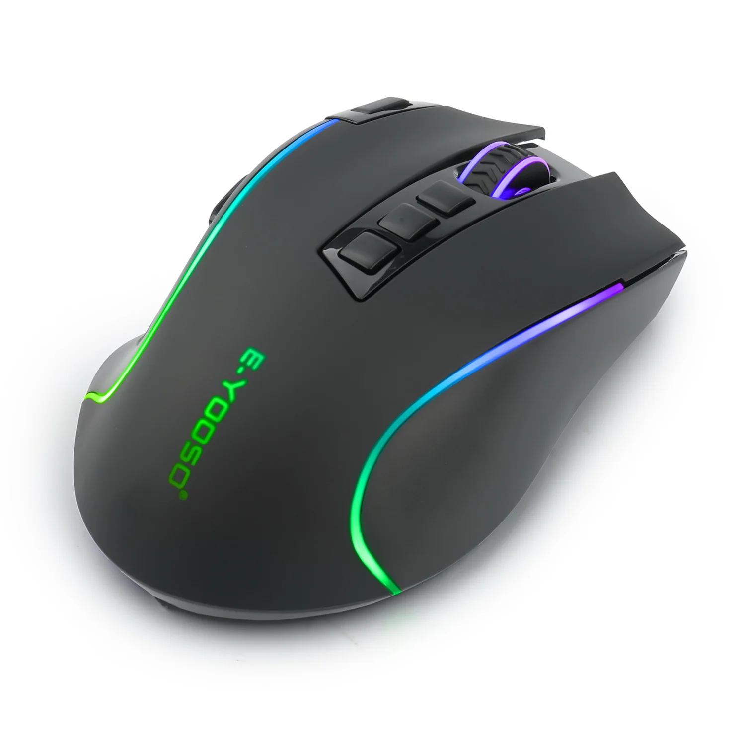 

X-11 Wired 2.4G Wireless Gaming Mouse , E-Yooso Dual Mode Mice 4000 DPI Led Backlit with Macro Recording for Office MMO Gamer