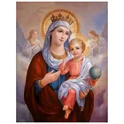 Дева Мария, алмазная вышивка, вышивка крестиком