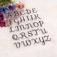 transparent seal diy cake transparent silicone seal stamp letters rubber w0p2