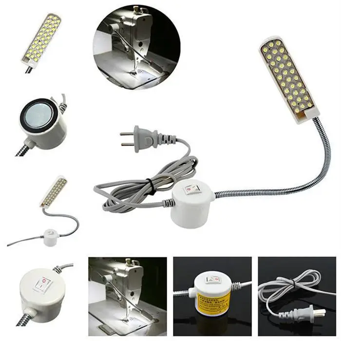 30 светодиодный бисер Швейные машины освещение 220-380 В Работа подсветка MSB-302