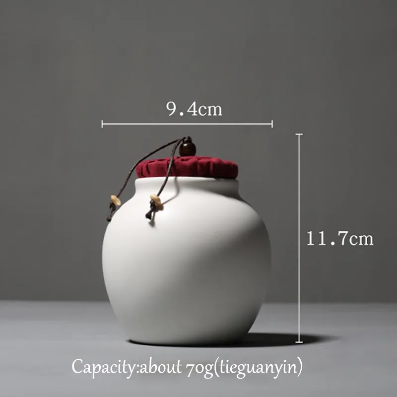 Керамическая банка в винтажном стиле с Пробковой Крышкой герметичный чайный