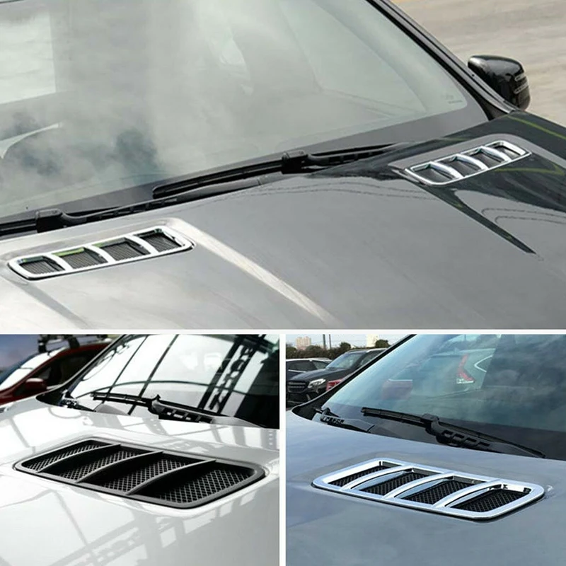 

Chrome Hood Air Vent Cover Trim for Mercedes-Benz ML W166 GL X166 GLE GLS