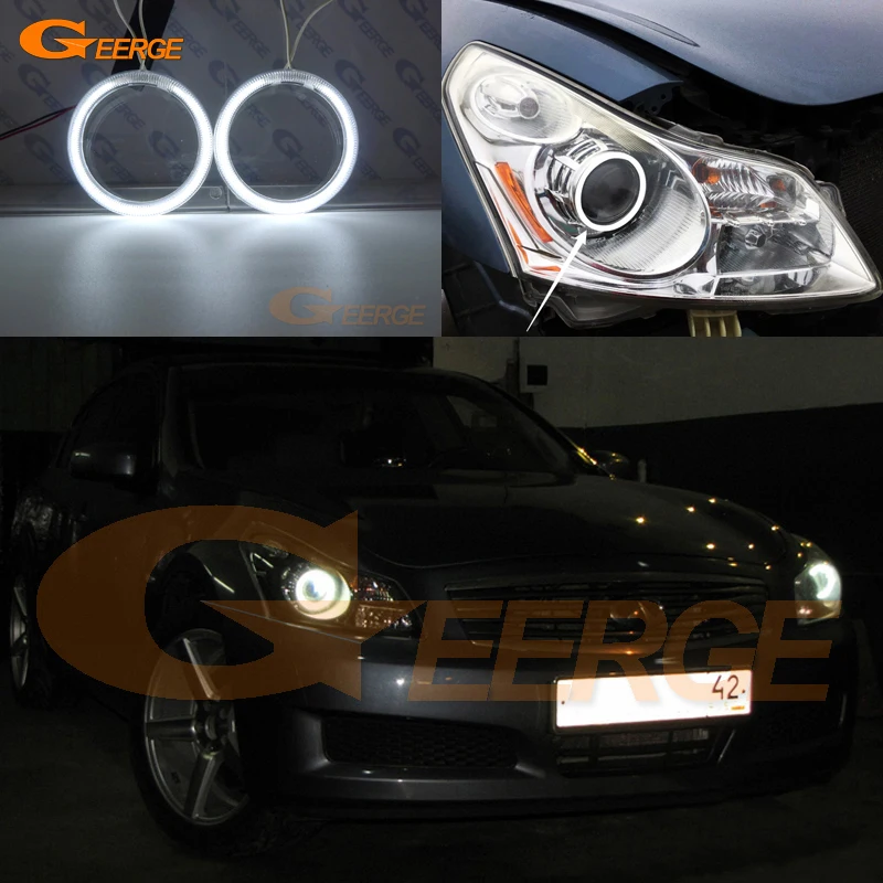 Для INFINITI G35 G37 2007 2008 2009 HID Ксеноновые фары отличные ультра яркие CCFL ангельские