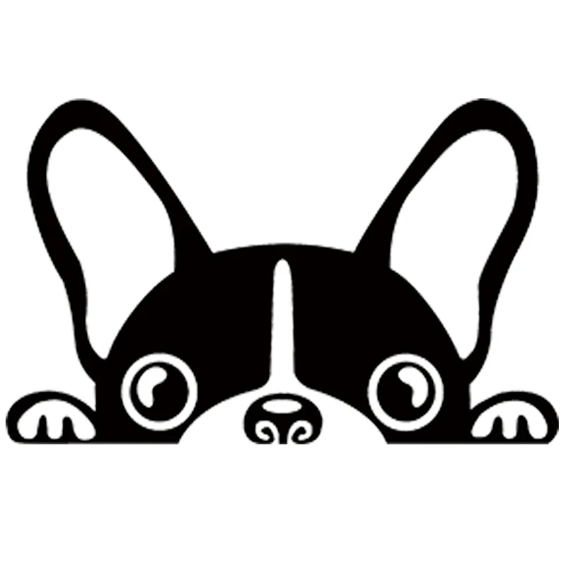 Наклейка на окно автомобиля Переводные картинки в виде бульдога для Mini Cooper One S JCW