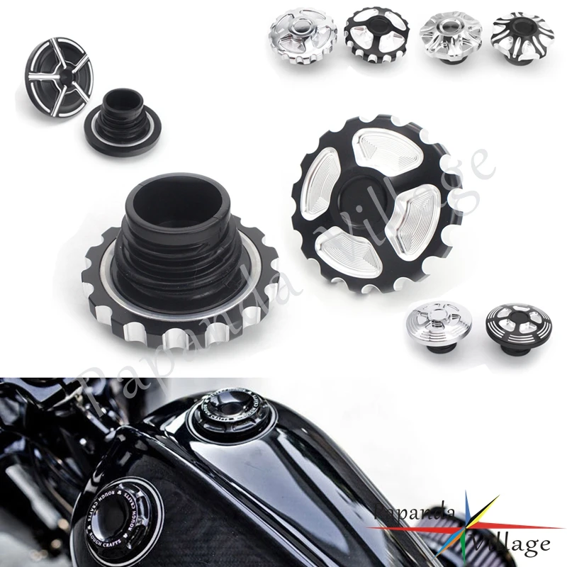 

Алюминиевый топливный бак с ЧПУ для Harley XL Dyna Softail Road King Touring Freewheeler 2015-2019