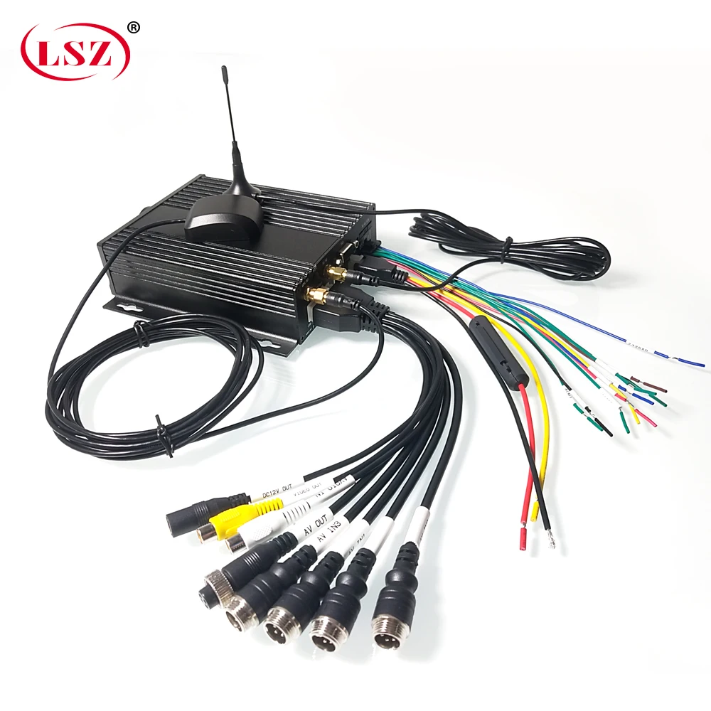 LSZ оптовая продажа с фабрики 4CH AHD 720P Мобильный DVR поддерживает 4G gps MDVR