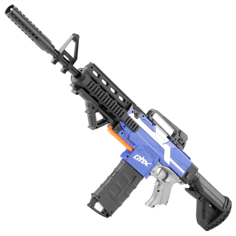 M416 электрический пистолет с мягкими пулями многорежимный пусковой игрушечный