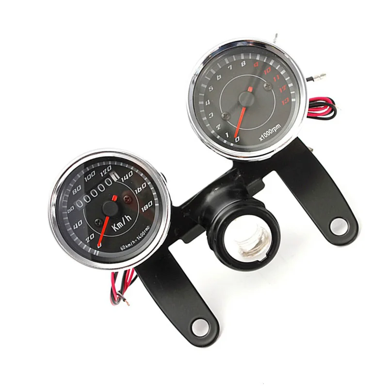 Motorcycle LED Instrument Mechanics Tachometer Speedometer Gauge Scooter for Honda Cm125 Cbt125 Kawasaki Suzuki GN125 150 Retro |