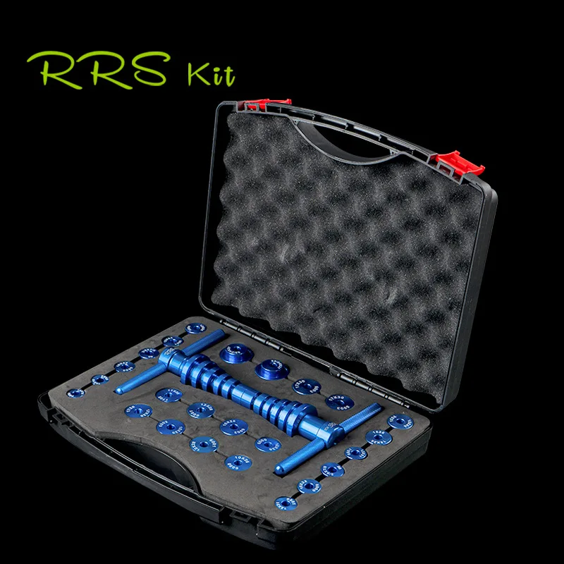 

1set (25 pieces) Bicycle Bearing Pressure Tool Kit / Tool Belt Box / Bicycle Bottom Bracket / Bearing Remover and Installer Hub