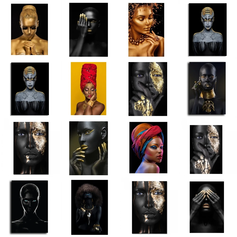 Плакат Moder с Африканской черной женщиной Картина на холсте плакаты и принты