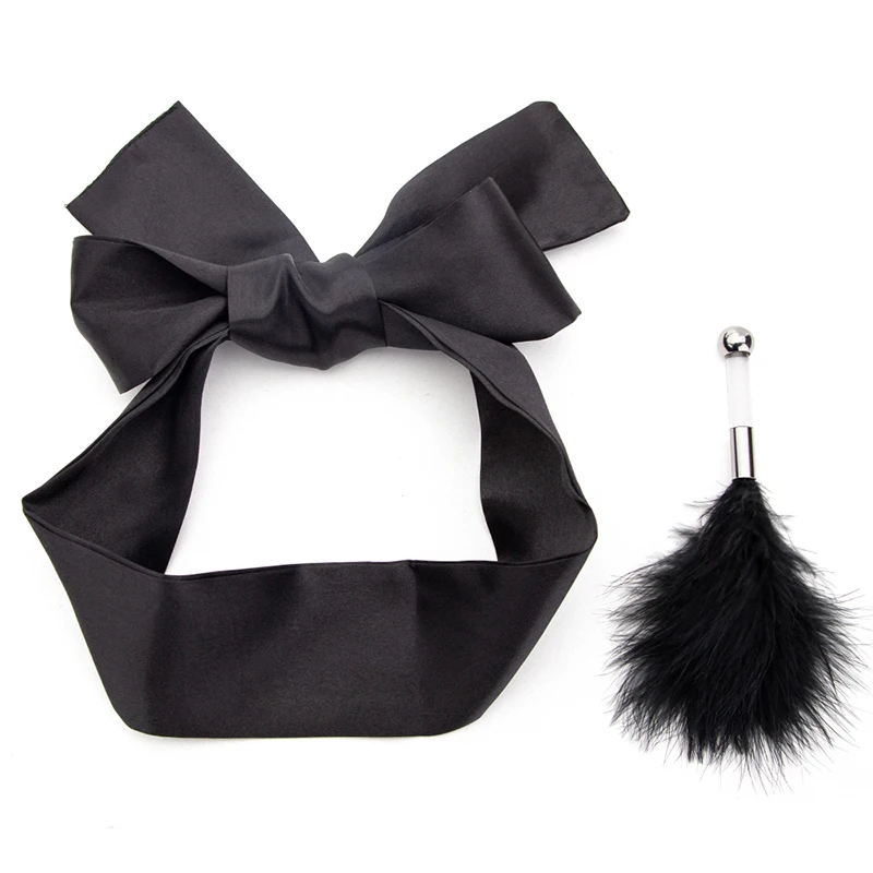 Шелковая атласная маска для глаз сексуальные фиксаторы сексуальная затычка с