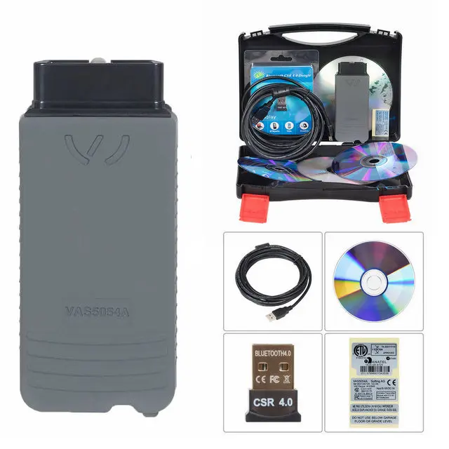 oki чип VAS 5054A диагностический сканер USB/Bluetooth UDS VAS5054 ODIS V5.13 vas5054a и сканер считывания кода