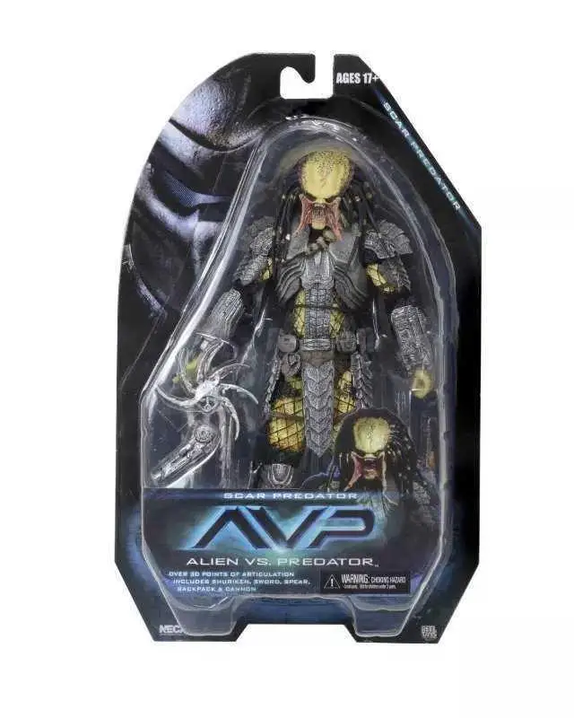 Фигурка Alien Predator Series кельтская/Строительная подвижная Высота 18 см 7 дюймов для
