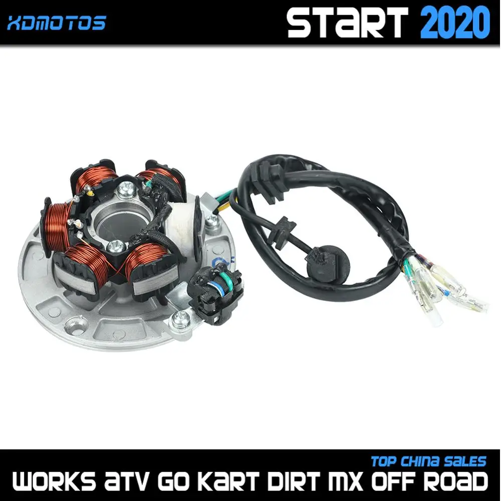 Двигатель LF140 6 катушек статор зажигания для Lifan 140 140cc 1P55FMJ горизонтальные