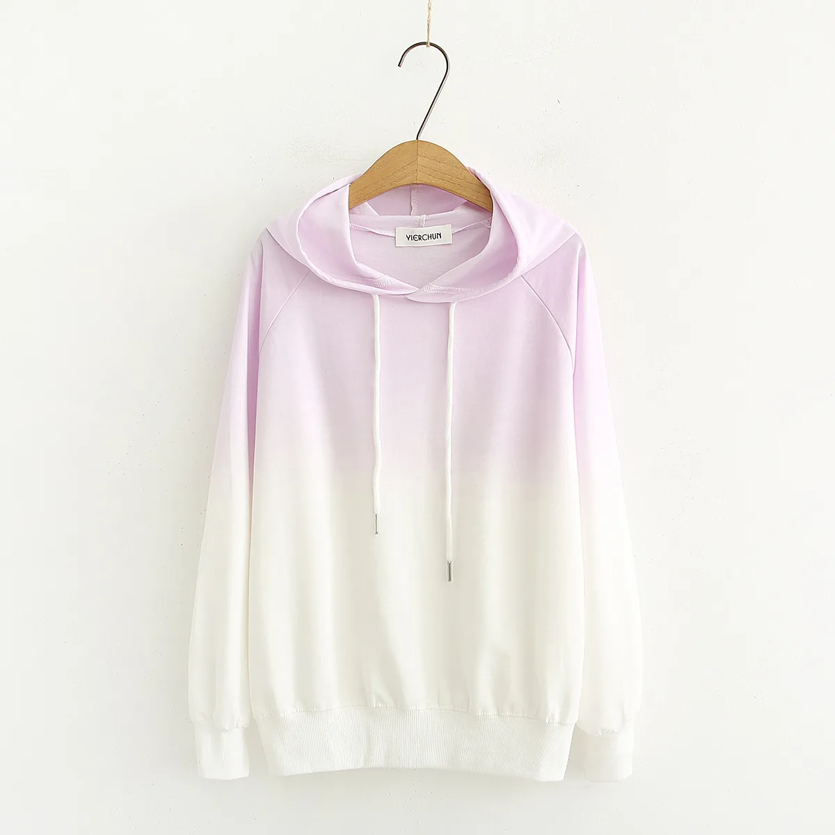 

Fall/winter Pullover Sweatshirt 2020 Hooded Drawstring Print Ladies Top Regular Fashion Loose Long Sleeve Street Style