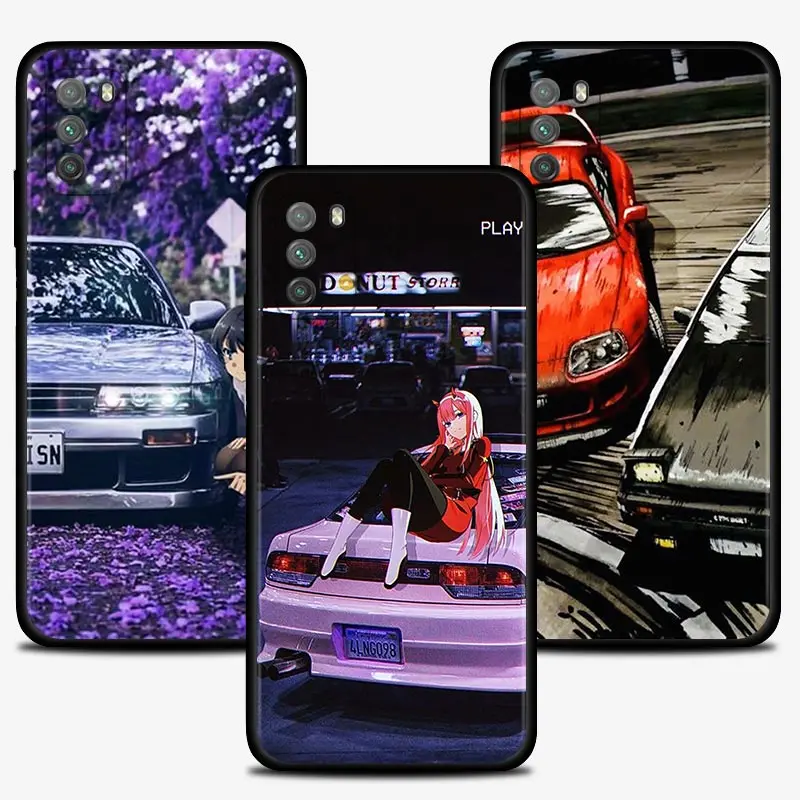 best phone case for xiaomi poco x3 nfc f3 gt civi m3 note 10 11 lite 9t 10t 11t pro pocophone f1 capa famous sport car ae 86 jdm free global shipping