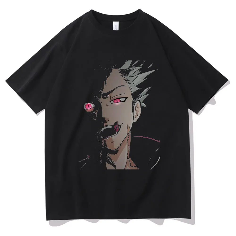 

100% Cotton Fashion Harajuku The Seven Deadly Sins T-shirt Japan Manga Tshirt Fox's Sin of Greed Clothes Ban Short Sleeve