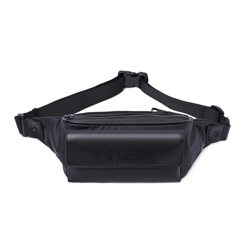 

Sports Chest Bag Fashion Black Men Waist Bag Nylon Travel Bags Crossbody Pouch Male Belt Pack Hip Waist PackPhone Pouch