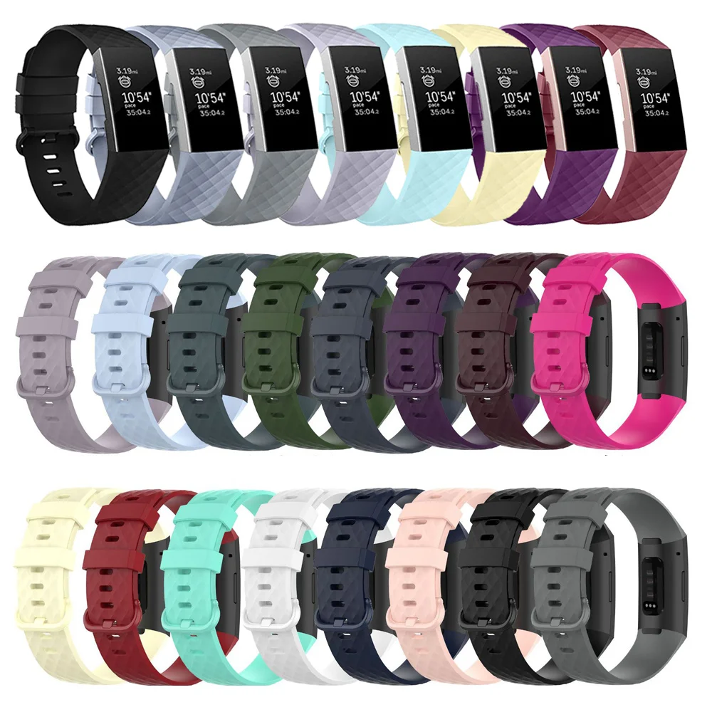 Replacement Band For Fitbit Charge 3 SE Smart Watch Bracelet Wrist Belt Soft TPU Sports Strap For Fitbit Charge 4 Small Large bracelet for fitbit blaze band soft silicone pure color sports watch band wrist strap with buckle for fitbit blaze small size