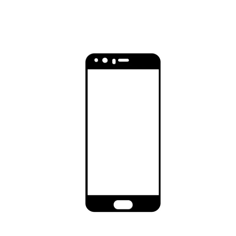 Черный 2 шт закаленное стекло для huawei P10 полное покрытие 2.5D 0,26 мм Защитная пленка для экрана закаленное стекло - Цвет: Черный