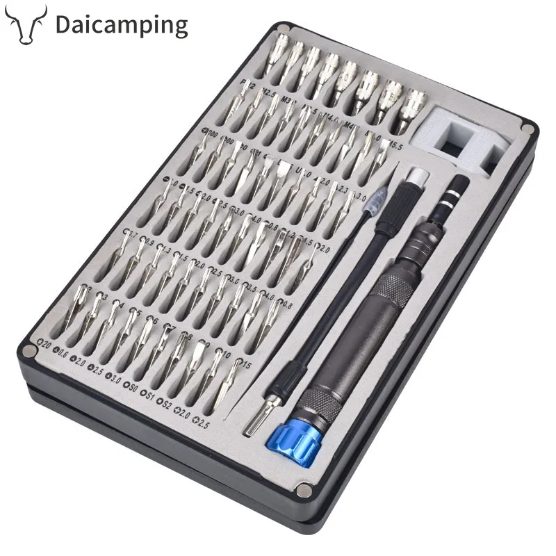 Набор инструментов для ремонта электроники 64 в 1 отверток набор ручных из