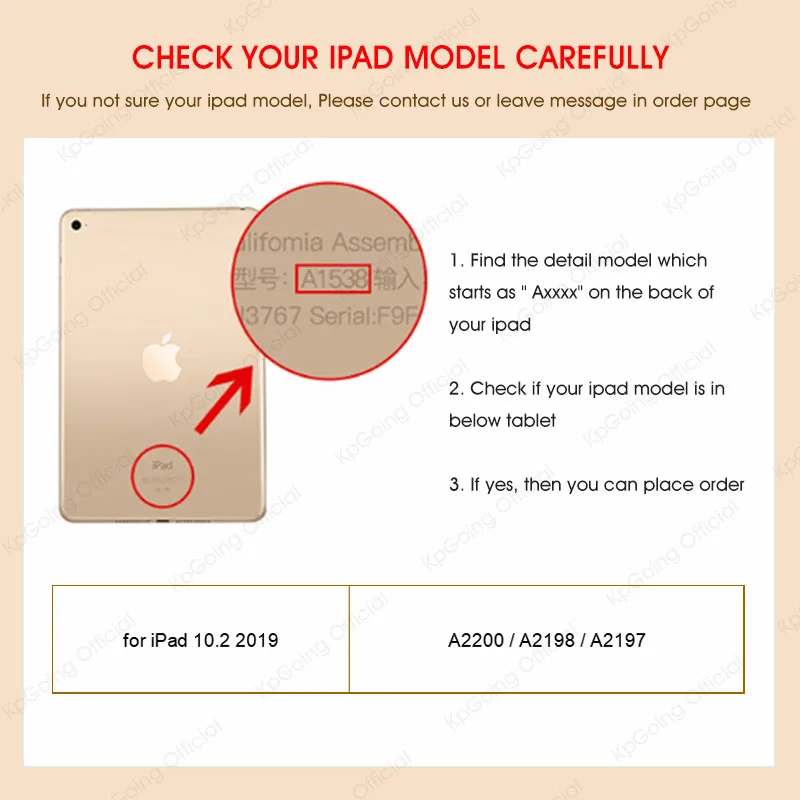 Защитный чехол для IPad 10 2 2019 Новый планшета умный подставка 7 го поколения чехлы из