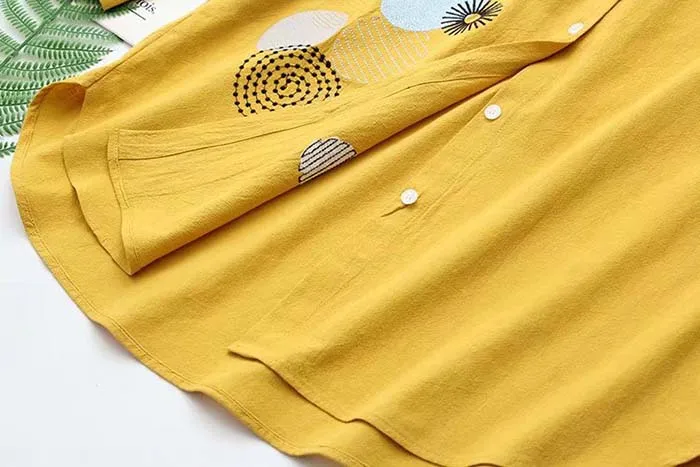 Большие размеры женские свободные хлопковые темно-синие белые рубашки новые весенне-осенние повседневные женские мягкие верхняя одежда женская