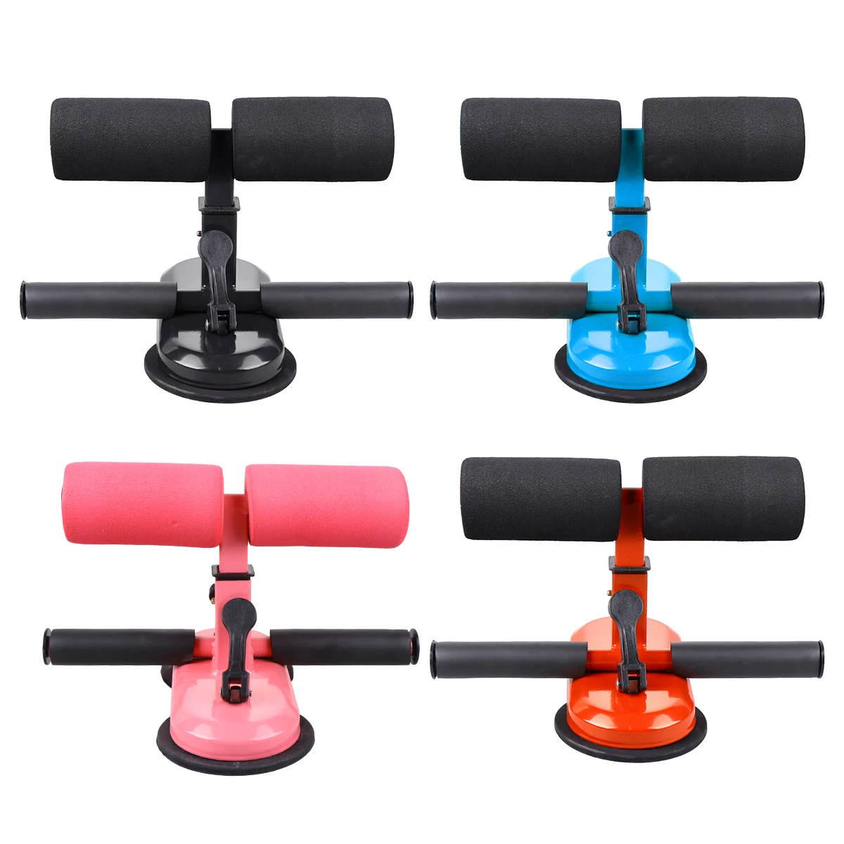 

1PC Household Sit-Up Tool Fitness Equipment Suction Cup Double Bar Sit-Up Assist Device Abdominal Trainer For Exercise Sports