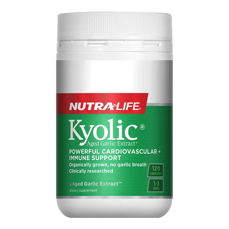 Nutra Life Kyolic Aged GARLIC dietary supplement Immunity Normal Blood Pressure Healthy Cholesterol Level Cardiovascular System