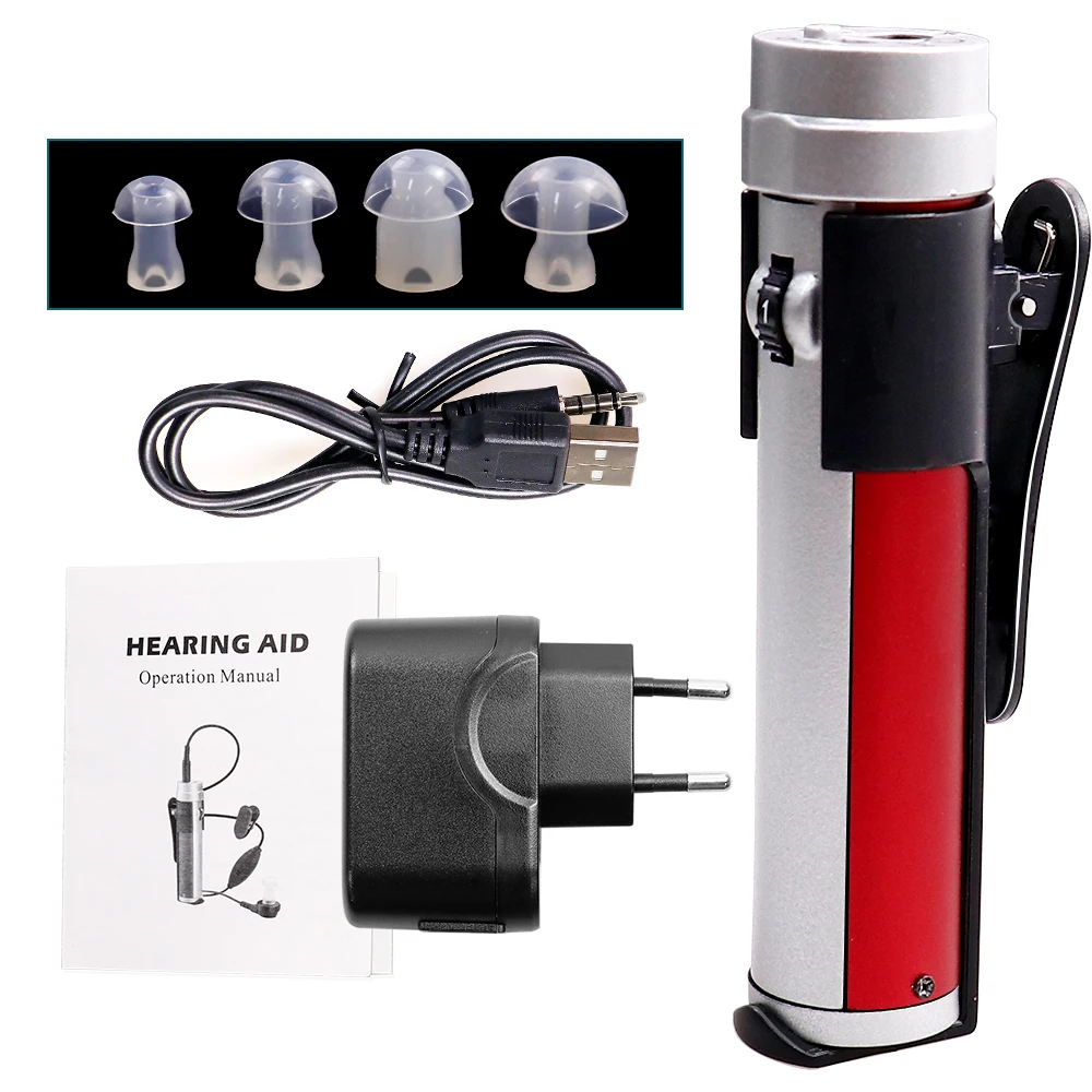 Цифровой слуховой аппарат усилитель звука в ушах регулируемый громкость голоса