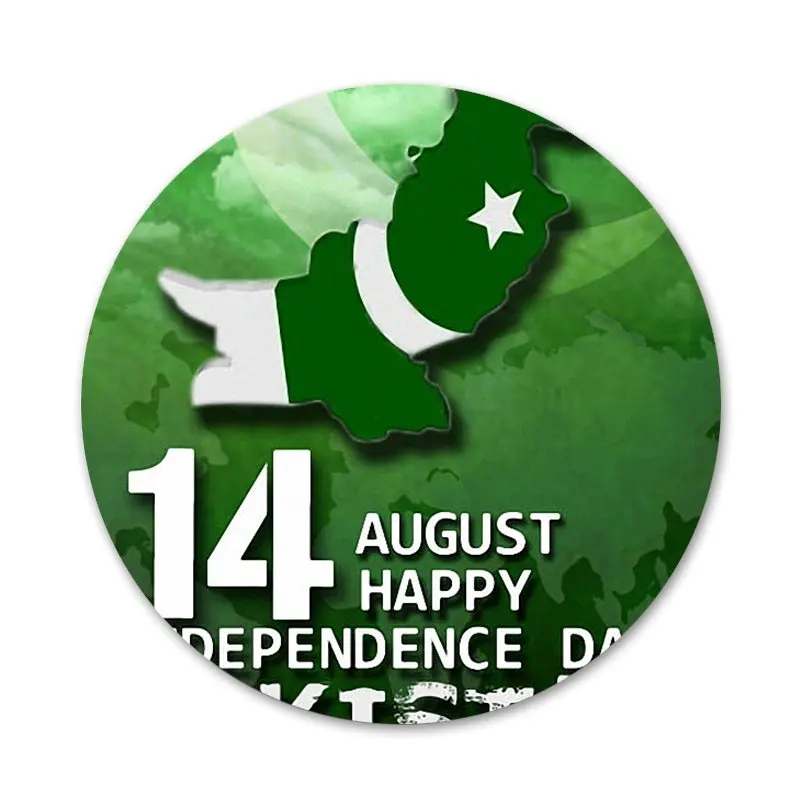 

Pakistan Flag Banner Moon Star Icons Pins Badge Decoration Brooches Metal Badges For Backpack Decoration
