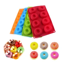 8 even donuts silicone mold cake decorating tools diy chocolate fondant desserts baking supplies non stick kitchen accessories