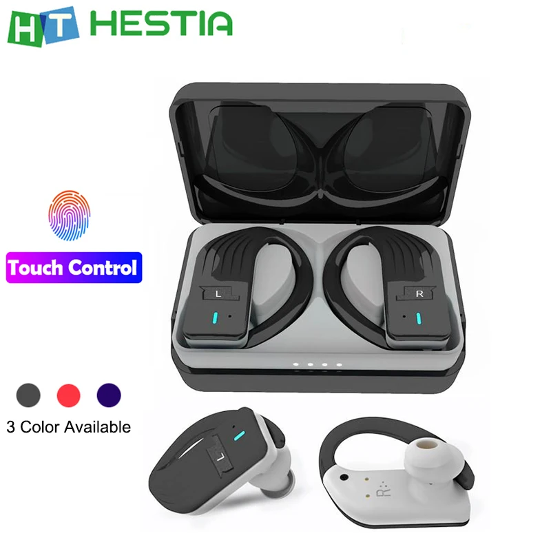 Наушники Z2 Ear Hook TWS беспроводные наушники с синими зубами 5 0 модные громкой связи