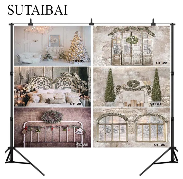 

Christmas Interior decoration gift party photography studio background Xmas gift children party photo backdrop photography props