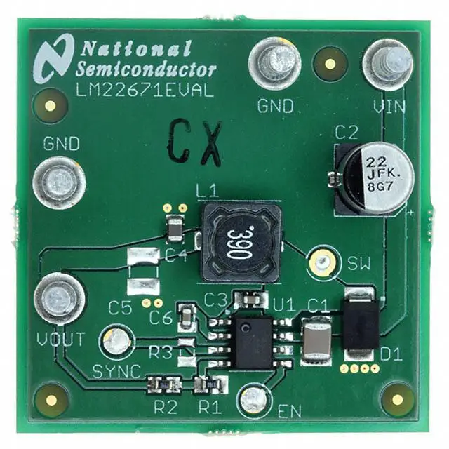 100% новый и оригинальный LM22671EVAL/NOPB оценка платы для LM22671|Запасные части| |