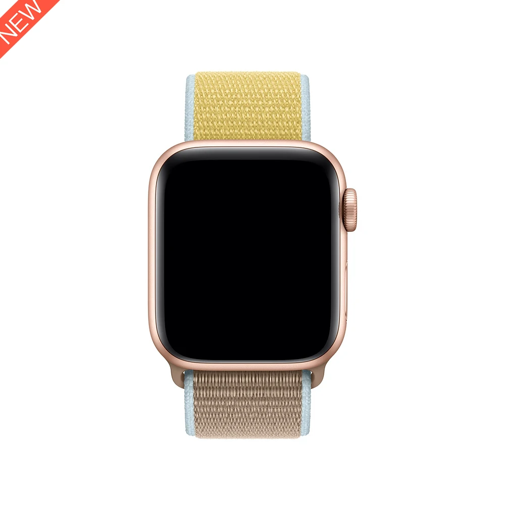 Camel Нейлоновый спортивный ремешок для Apple Watch серии 5 4 3 44 мм 40 мм ремешок для часов браслет для iwatch 4 44 мм 42 мм 38 мм 3 2 Hyper - Цвет ремешка: Camel