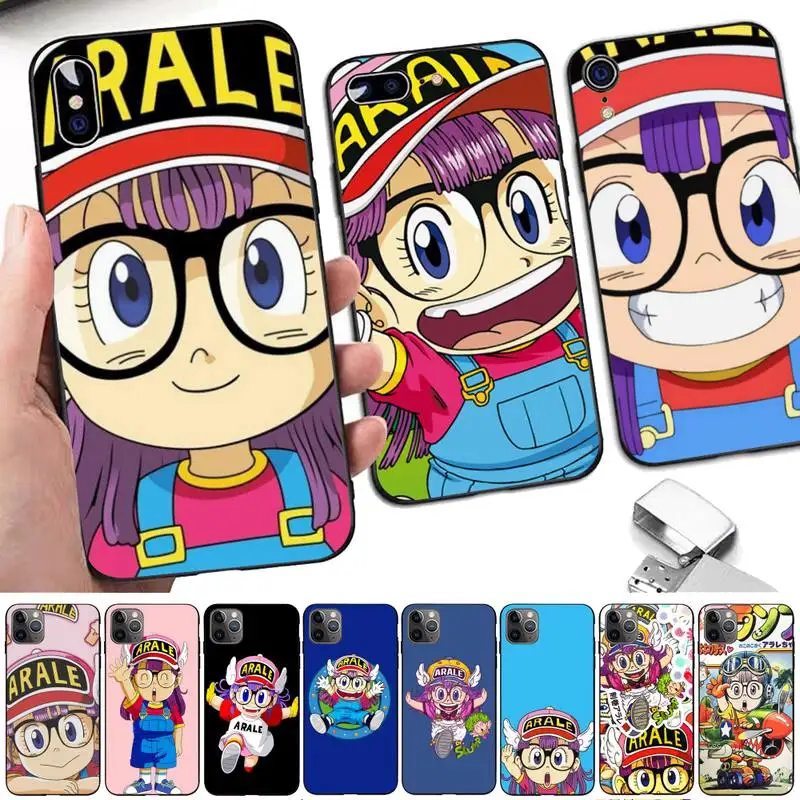 

Yinuoda Cartoon Dr Slump Arale Phone Case for iPhone 11 12 13 mini pro XS MAX 8 7 6 6S Plus X 5S SE 2020 XR case