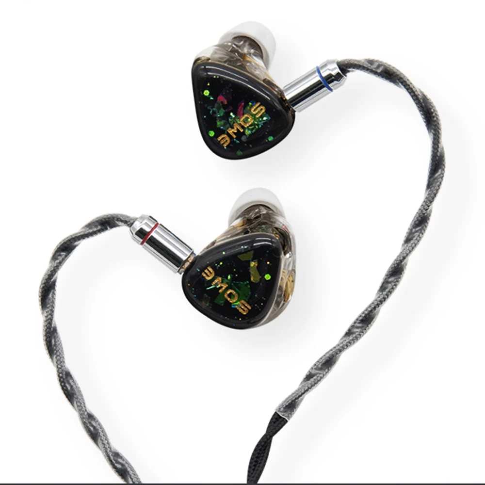 Shuoer EJ07 электростатический драйвер DD BA гибридные Hi Fi наушники вкладыши IEMs с 6N